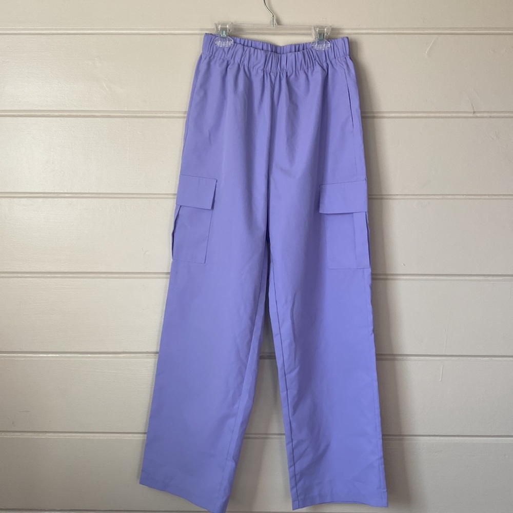 Solid Flap Pocket Cargo Pants Size 4 - image 4